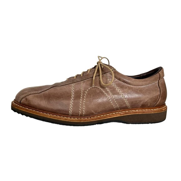 Allen Edmunds Brown Bicycle-toe Voyager Oxford Shoe 10.5 D Casual Walking Shoe main image 5